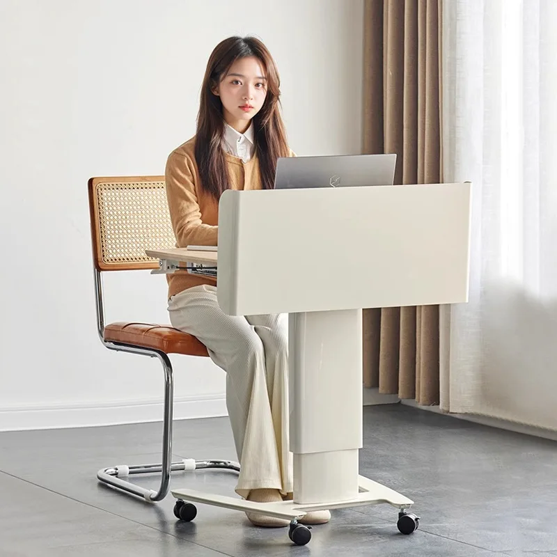 Simple style training table host front desk shopping guide welcome lift speaking table