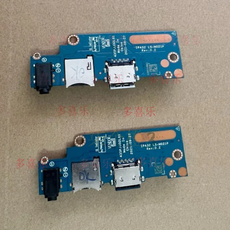 AA   New USB SD Card Reader Headphone IO Board IPA32 LS-M021P For HP Envy X360 13-bf