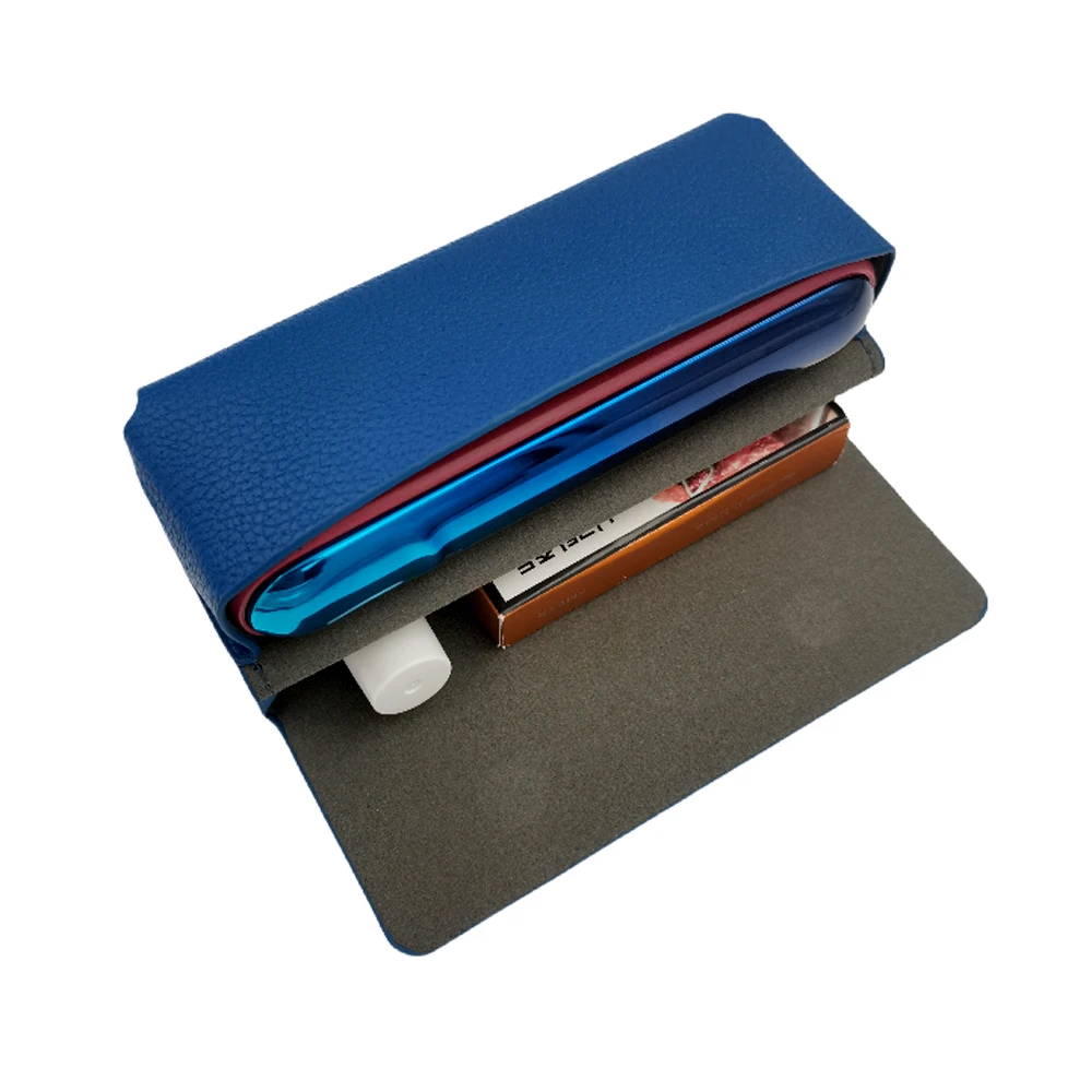 حافظة محفظة فاخرة قابلة للطي مكونة من 6 ألوان لخرطوشة حافظة جلدية IQOS ILUMA Filp لهاتف IQOS ILUMA I