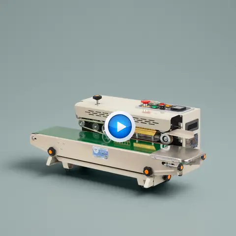 Bespacker FR-880 자동 수평 플라스틱 필름 가방 열 씰링 기계 연속 밴드 실러