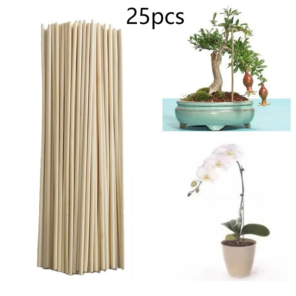 Elementos de soporte para plantas, palos de soporte para plantas, enrejados, juego de plantas, herramientas para tomates, accesorio de 25 piezas, piezas nuevas