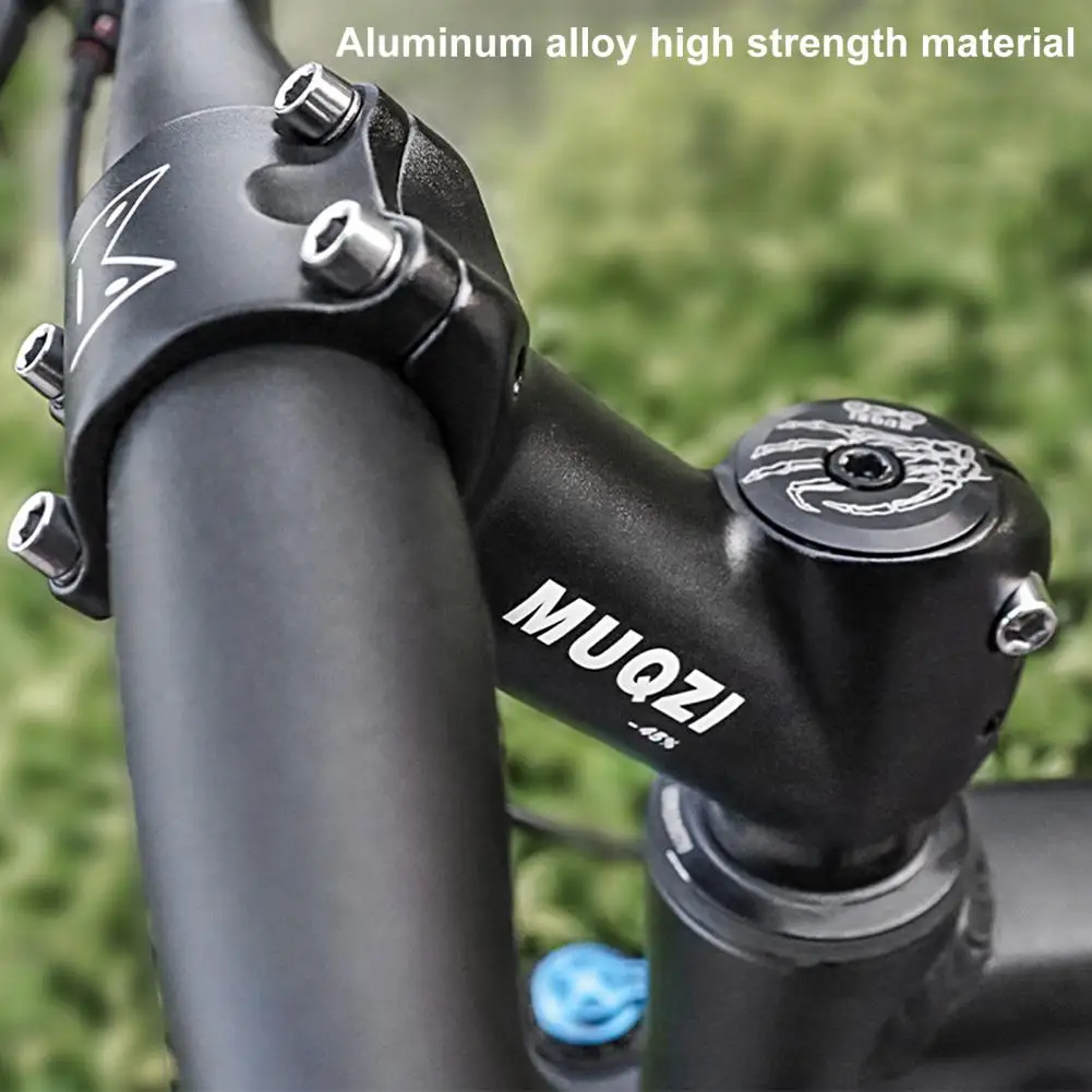 31.8mm 45 Degree Bike Handlebar Stem  Aluminum Alloy MTB Front Fork Stem Adapter Ultralight Mountain Road Bike Stem Accessories