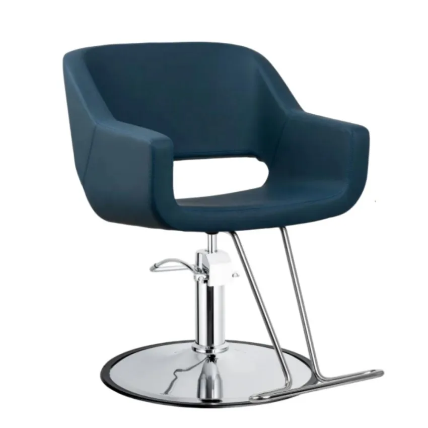 European Style Leather Foldable 360 Rotatable Hot Sale Styling Chairs for Salon with Customized Color