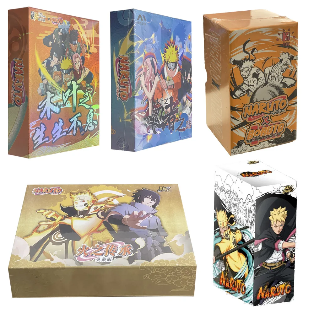 2026 Naruto-Karten Englische Version Akatsuki Seltene Anime-Sammelkarten Kinderspielzeug Feiertagsgeschenk
