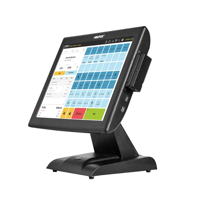 ATV&UTVManufacturer Direct Sales 15 Inch Dual Screen Touch Screen Restaurant POS System All-in-one Machine
