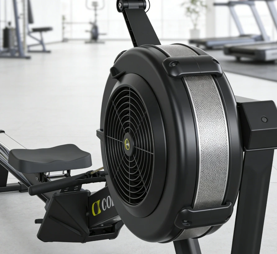 Metal Flywheel Rowing Machine With LCD Monitor For Home Gym