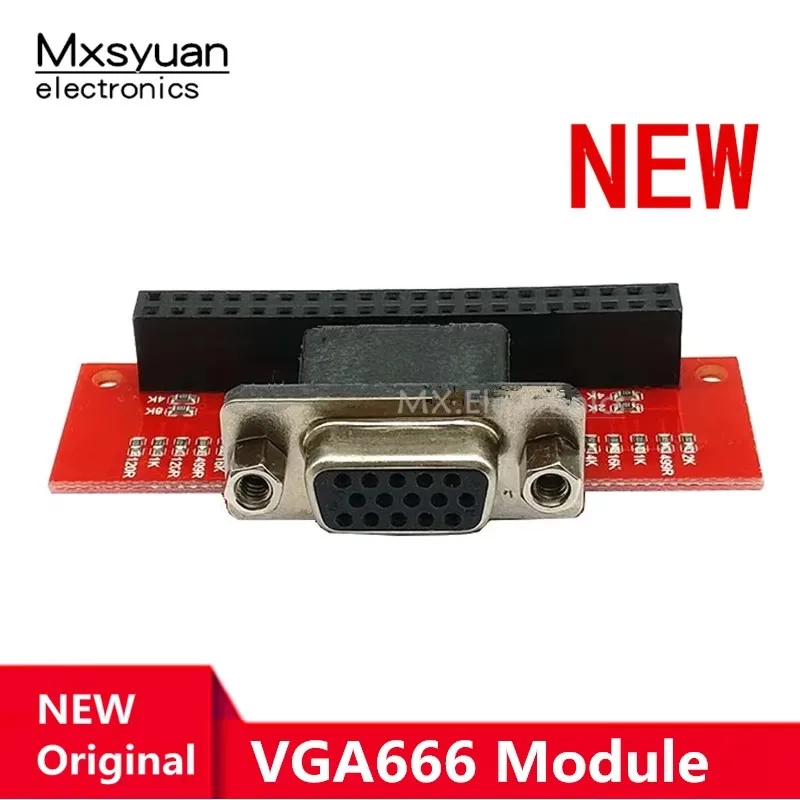 NEW  VGA666 Gert-VGA Adapter Board Module GPIO To VGA  3B / 2B / B+