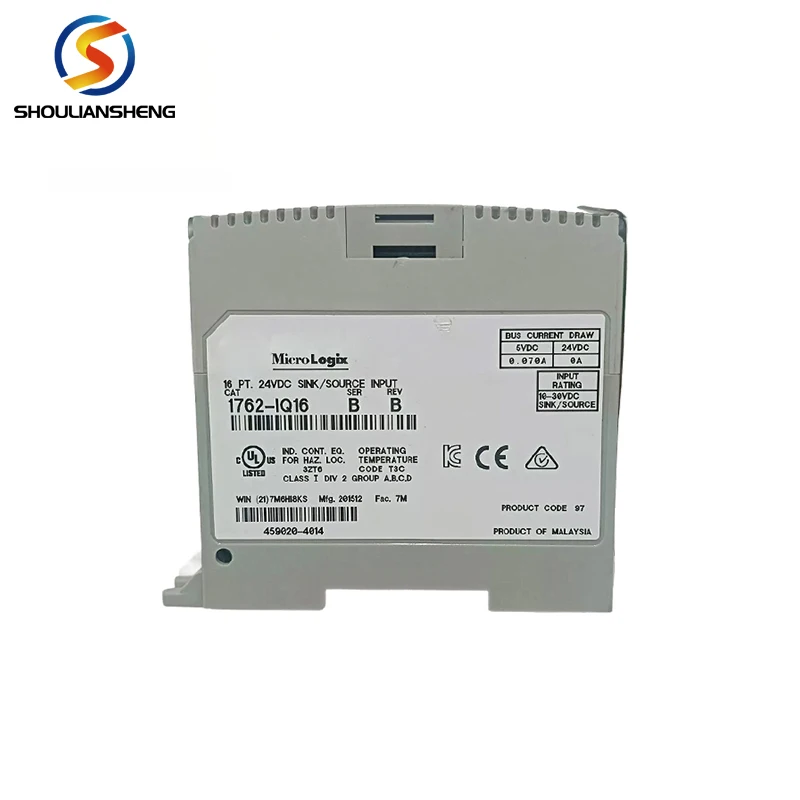 高品質産業オートメーションPLC PAC専用コントローラ、1762-IQ16 PLCロジックプログラミングコントローラ搭載