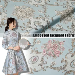 50*145 cm Tessuto ricamato di lusso Tessuto jacquard in raso broccato stile cinese per cucire Kimono Cheongsam Abito Patchwork Coagulo