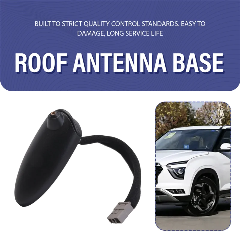 

Roof Antenna Base 962102W100 Roof Shark Fins Spoiler Car Shark Fin Antenna Base Forhyundai GRAND Vortex Generator-ABQF
