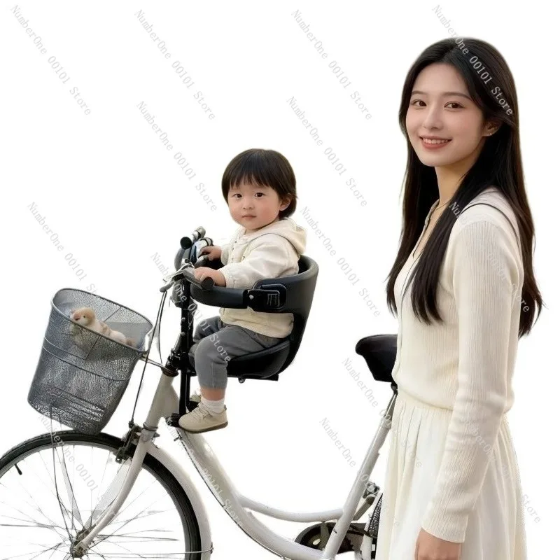 Minimalist Front Mounted Kids Bike Seat Baby Bicycle Handlebar Chair Quick Release Child Safety Saddle Portable Easy Install