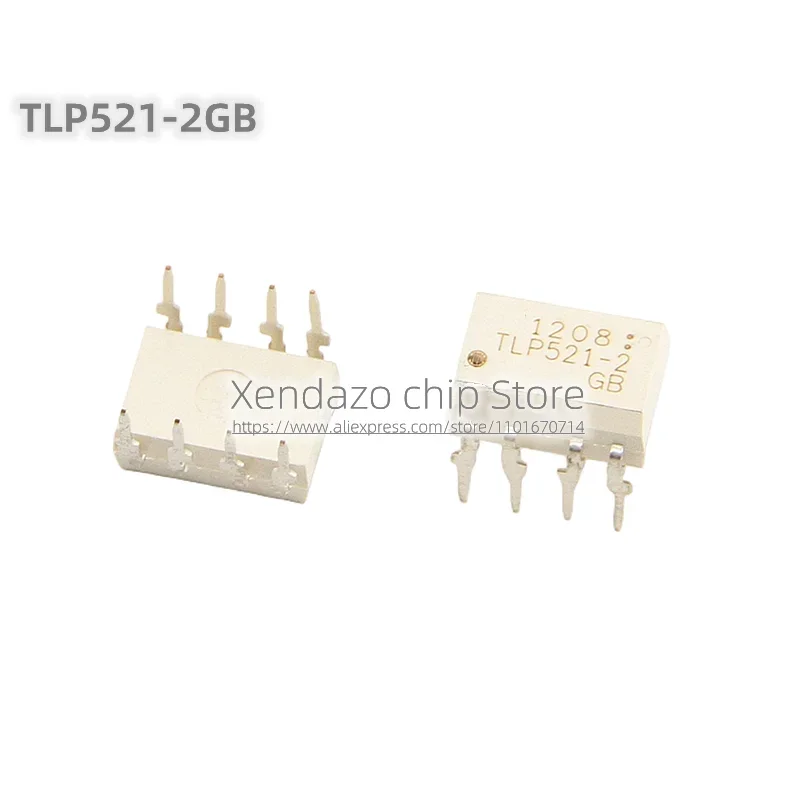 10pcs/lot TLP521-2GB TLP521-2 TLP521 DIP-8 package Original genuine Dual channel optocoupler isolator chip
