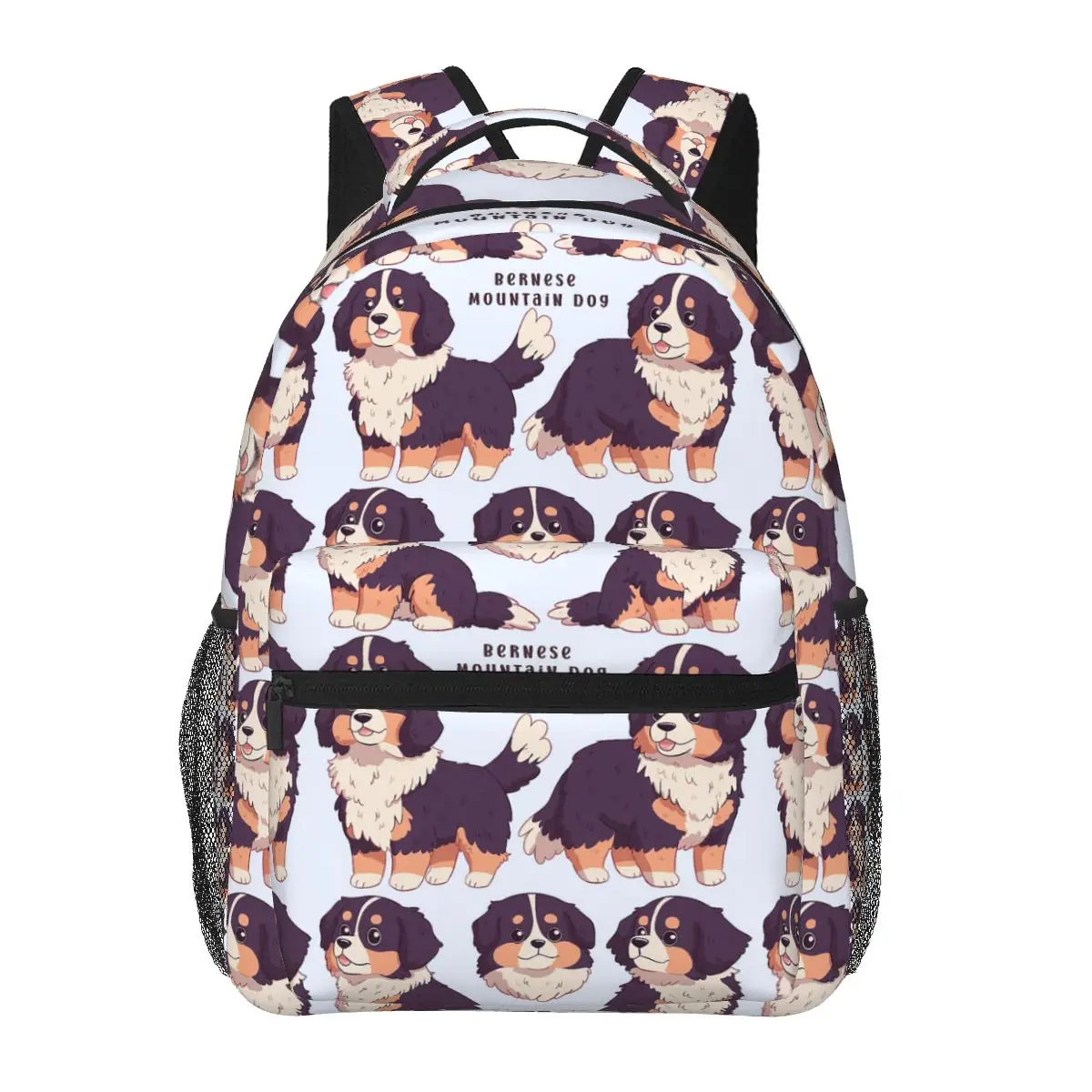 

Cute Bernese Mountain Dog Pattern Backpacks Boys Girls Bookbag Students School Bags Kids Rucksack Shoulder Bag Large Capacity