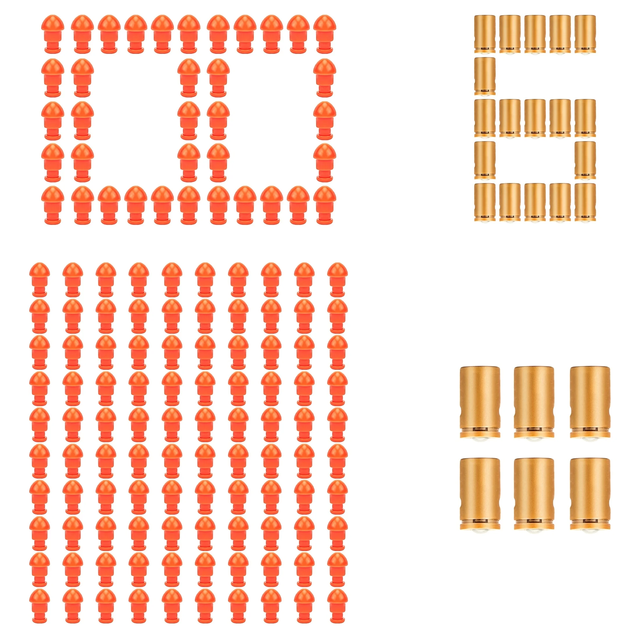 soft Shells And soft Bullets Kit, Reusable Accessories for Action-Packed Fun - Perfect Fit for Multiple Toy Guns,  Durable & Saf