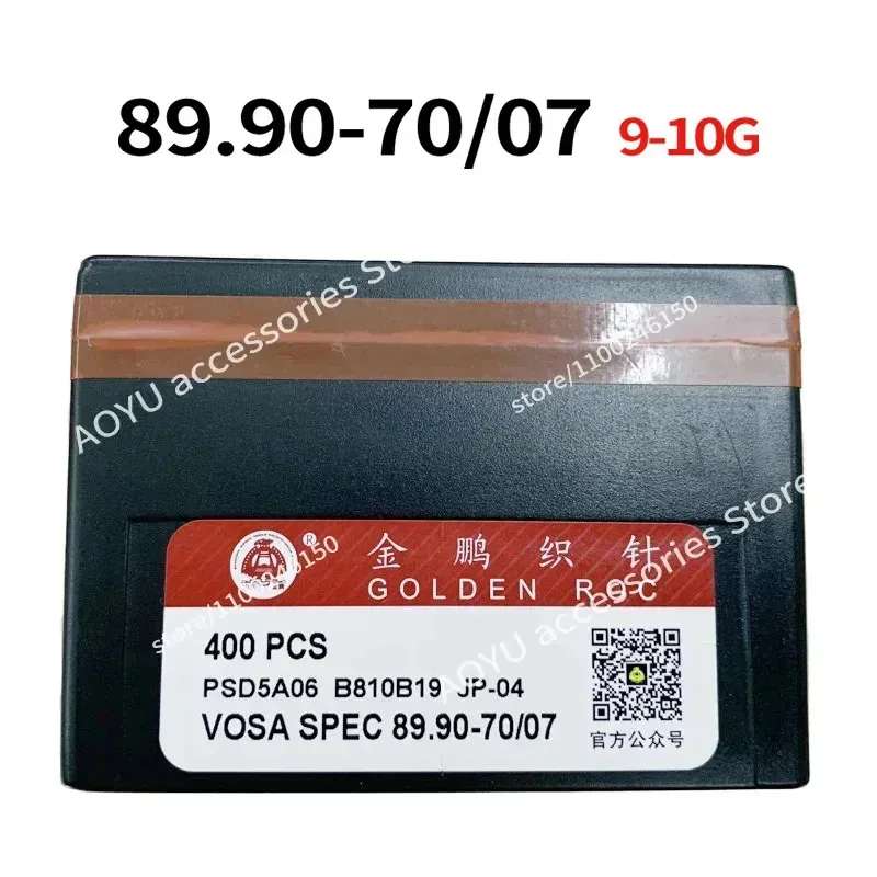 

400 Pcs GOLDEN ROC VOSA SPEC 89.90-70/07 Needles For SHIMA SEIKI Chinese Computerized Knitting Machines 9-10G