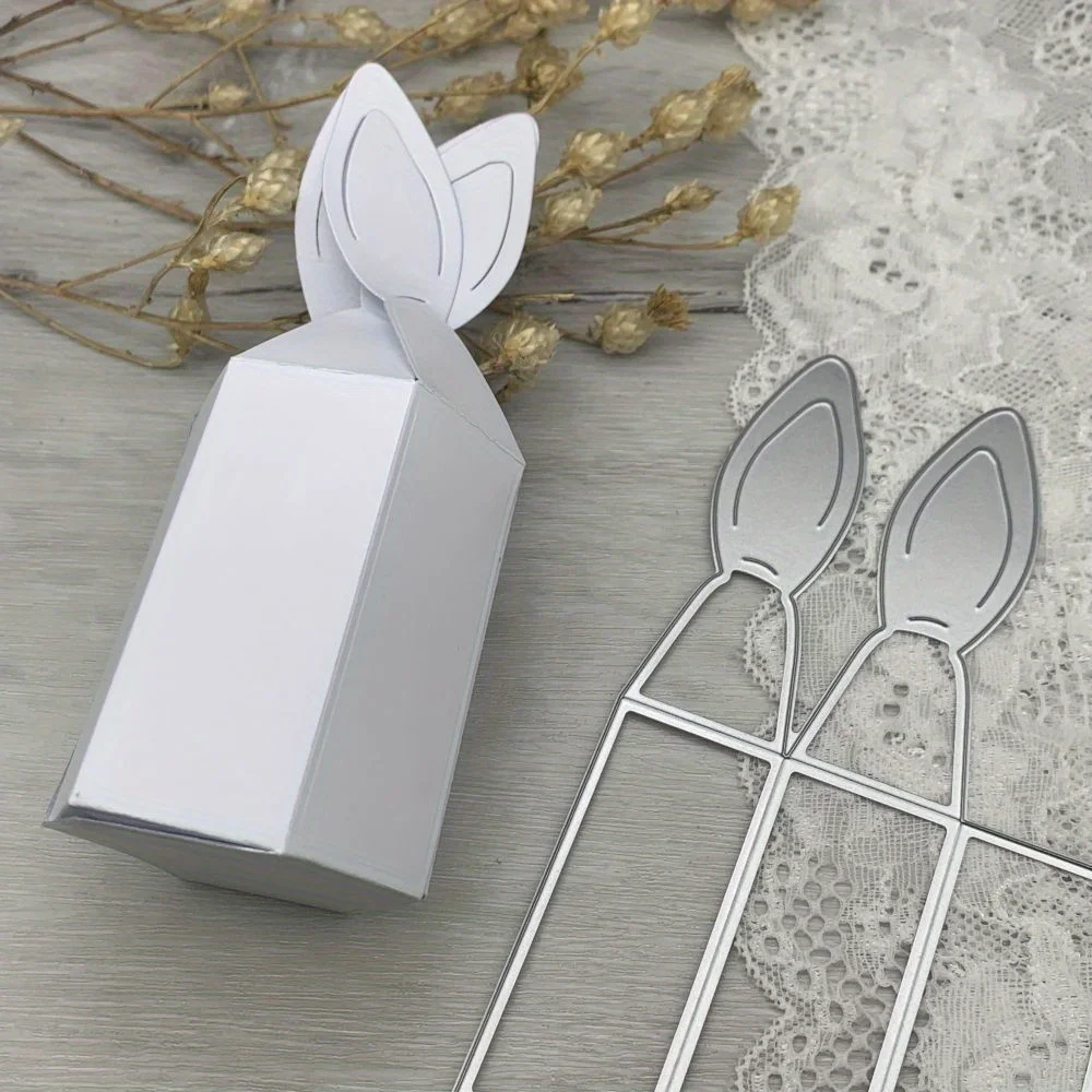 

1pcs metal cutting dies cut die mold Easter Bunny Gift box decoration Scrapbook paper craft blade punch stencils dies