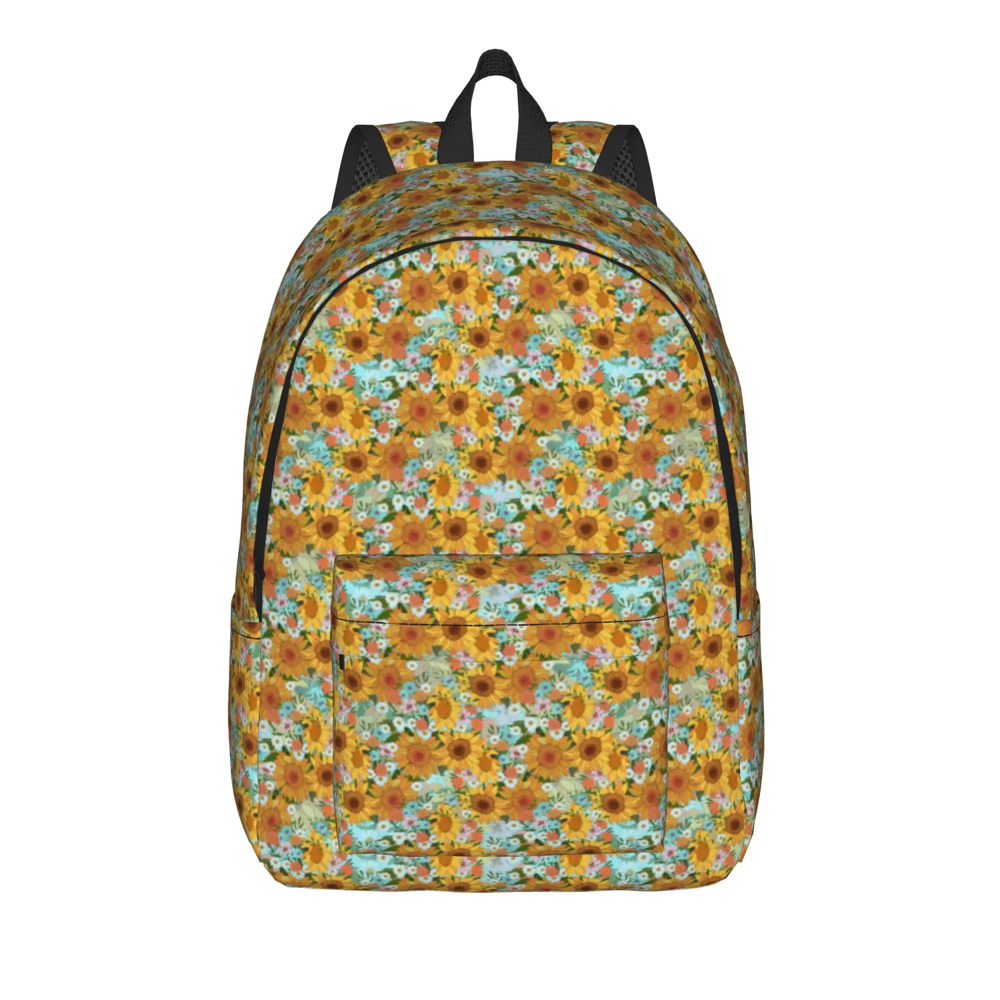 

Sunflower Backpack Unisex Polyester Outdoor Backpacks Pattern Cute School Bags Rucksack