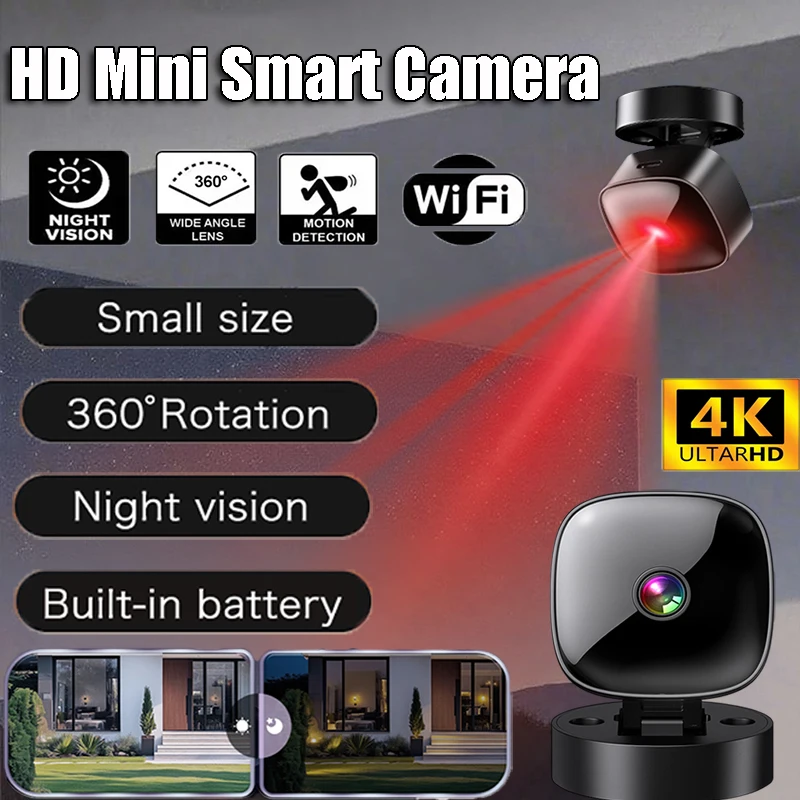 Mini Camera 4K Wire…