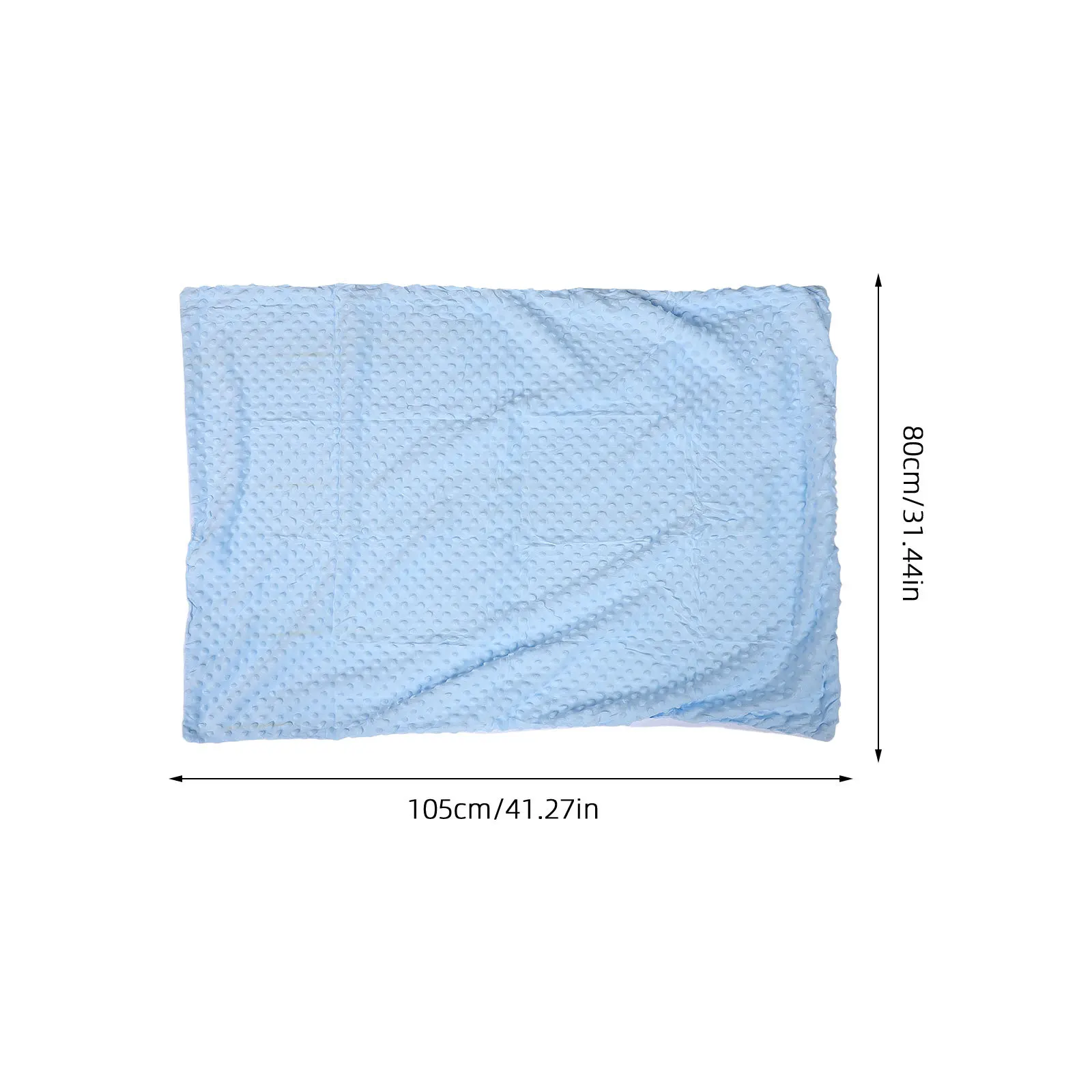 بطانية أطفال للتدليك الحسي، خرز حراري، سميك ومريح لعربة الأطفال حديثي الولادة للجنسين، ناعم ومريح #3