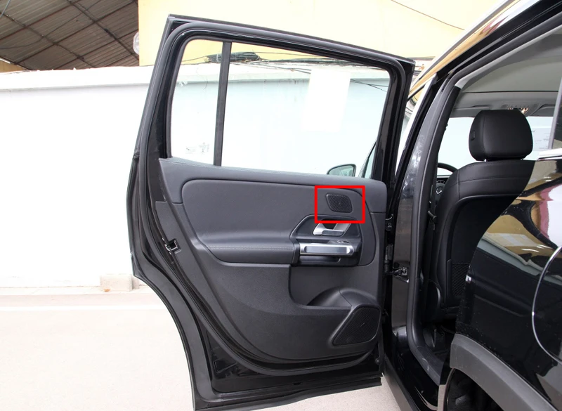 For Mercedes-Benz GLB-Class X247 GLB200 220 250 2019 2020 Car Accessories Stainless Steel Back door Speaker Cover Interior Trim view 5