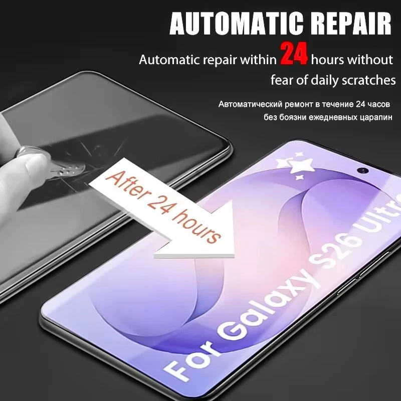 5 Piezas Película de Hidrogel para Samsung S25 S23 S22 S21 S24 S26 Ultra S20 FE S10 Plus Protector de Pantalla para Galaxy Note 20 Ultra 10 Plus 5
