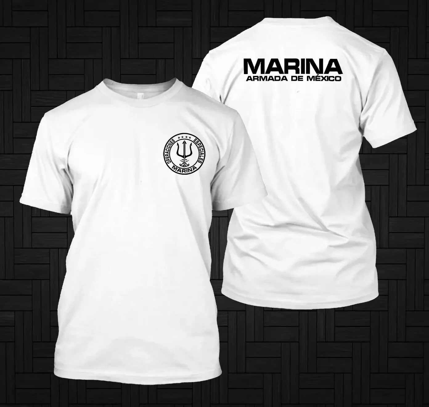 Mexico Marina Special Operations Forces Operaciones Men T-shirt Short Sleeve Casual Cotton O-Neck