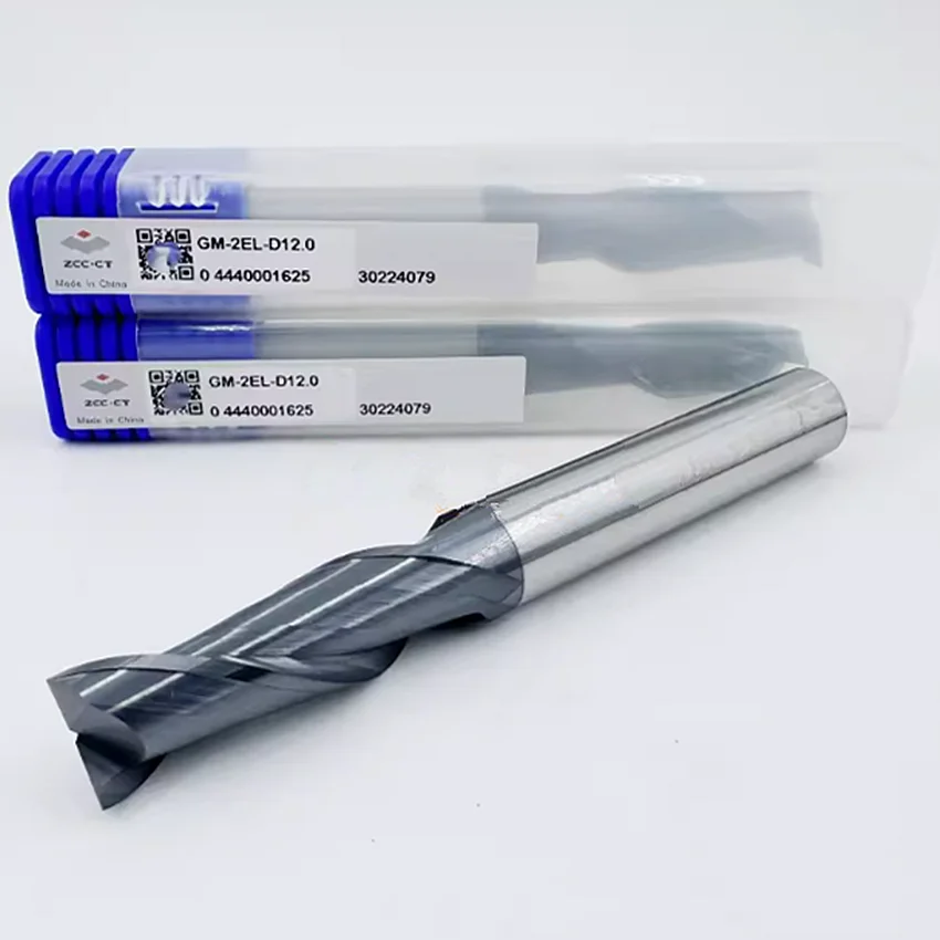 GM-2EL-D12.0 ZCC.CT GM-2EL Two blade long blade flat end milling cutter D12.0*12*35*100 2T Flat end mills 2 Flutes End mills