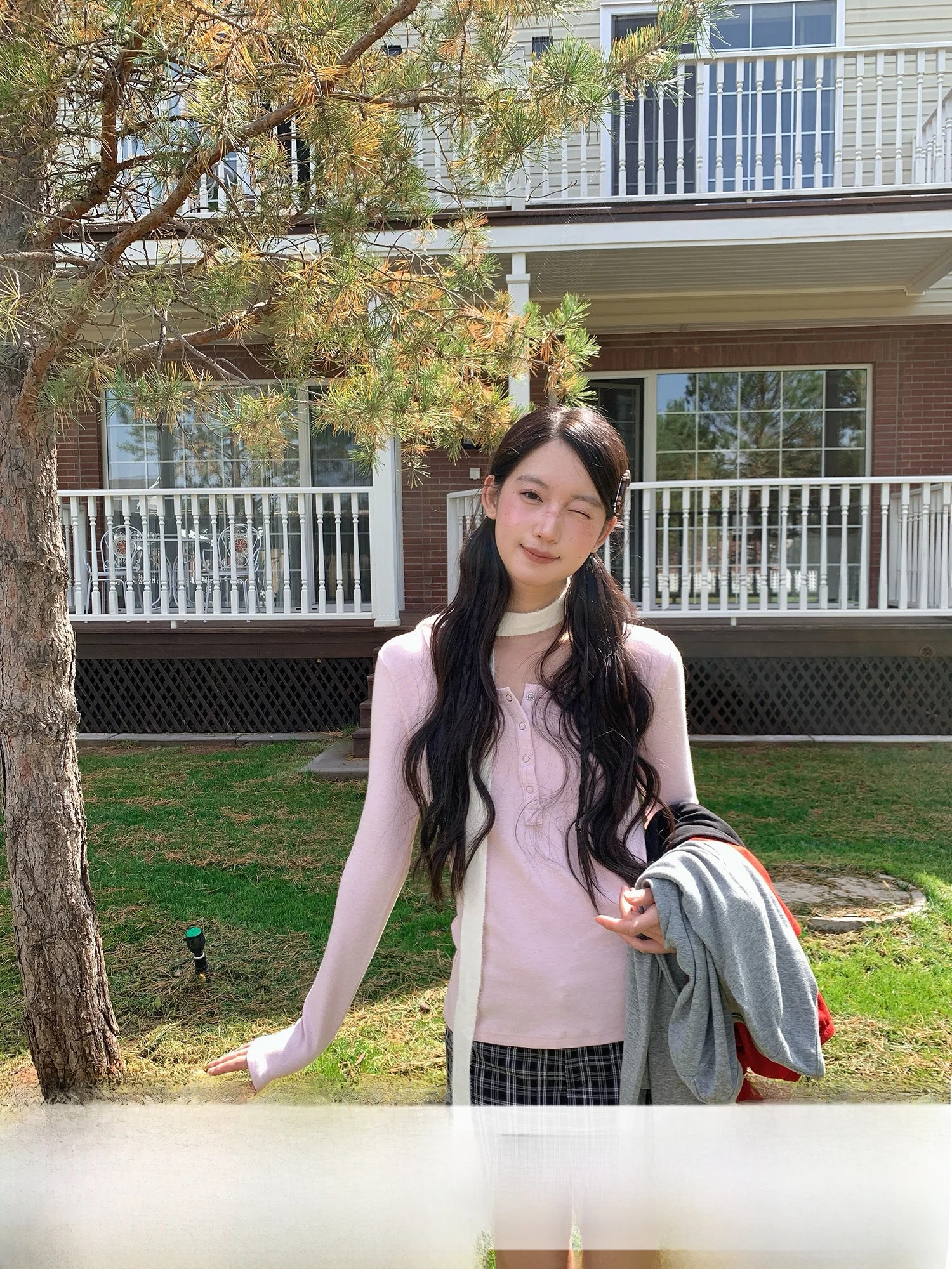 

Повседневная футболка с длинным светом с воротником Генри, женская осенне-зимняя внутренняя одежда, универсальный базовый топ, дышащий мягкий однотонный топ