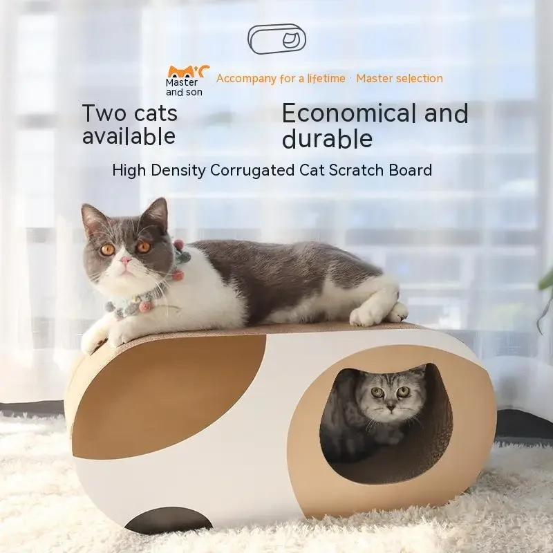 

Cats Scratcher Wear-resistant Pet Supplies Furniture Runway Round Cat Scratch Board Corrugated Cat Litter One Cat Supplies