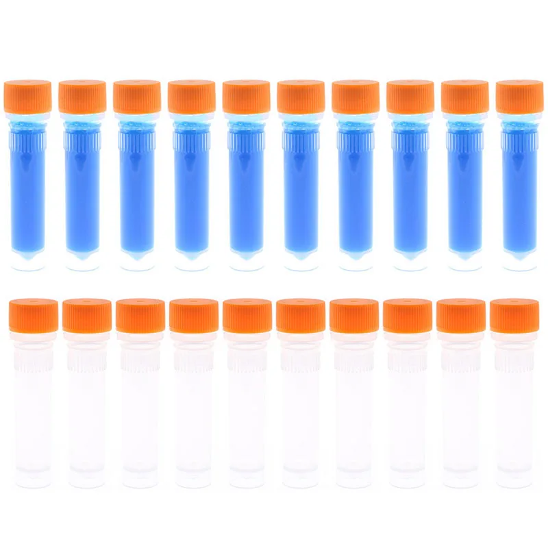 Experimental Equipment 1.5ML Silicone Gasket Plastic Transparent Tube Sample Storage Container Centrifuge Tube Without Scale