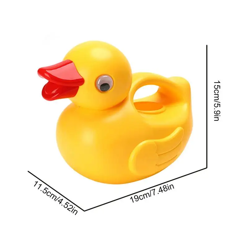 Small Watering Can Outdoor Yellow Duck Watering Can Outdoor Bath Toys Decorative Swimming Pool Toy Lightweight Kids Watering