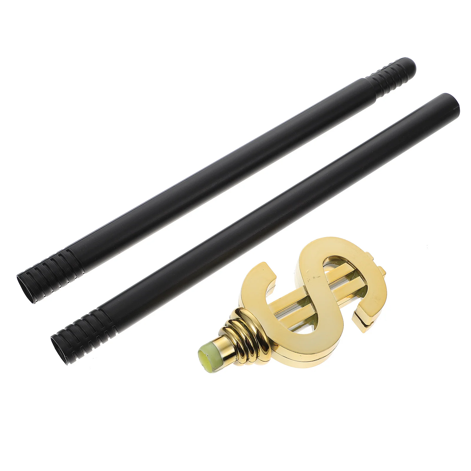 Scettro per cartello da dollaro, accessorio per costume, tre sezioni, in plastica durevole, per cosplay di Halloween, accessorio per spettacoli teatrali
