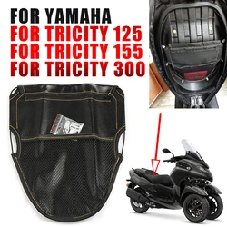Motorrad Unter Sitz Lagerung Pouch Tasche Für Yamaha TRICITY 300 TRICITY300 TRICITY 125 155 Zubehör Veranstalter PU Leder Taschen