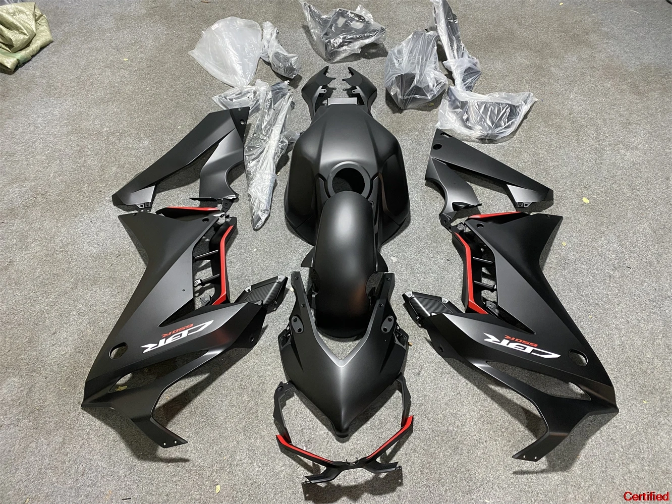 

Обтекатели подходят для CBR650R 2019 2020 2021 2022 2023, комплект кузовных работ