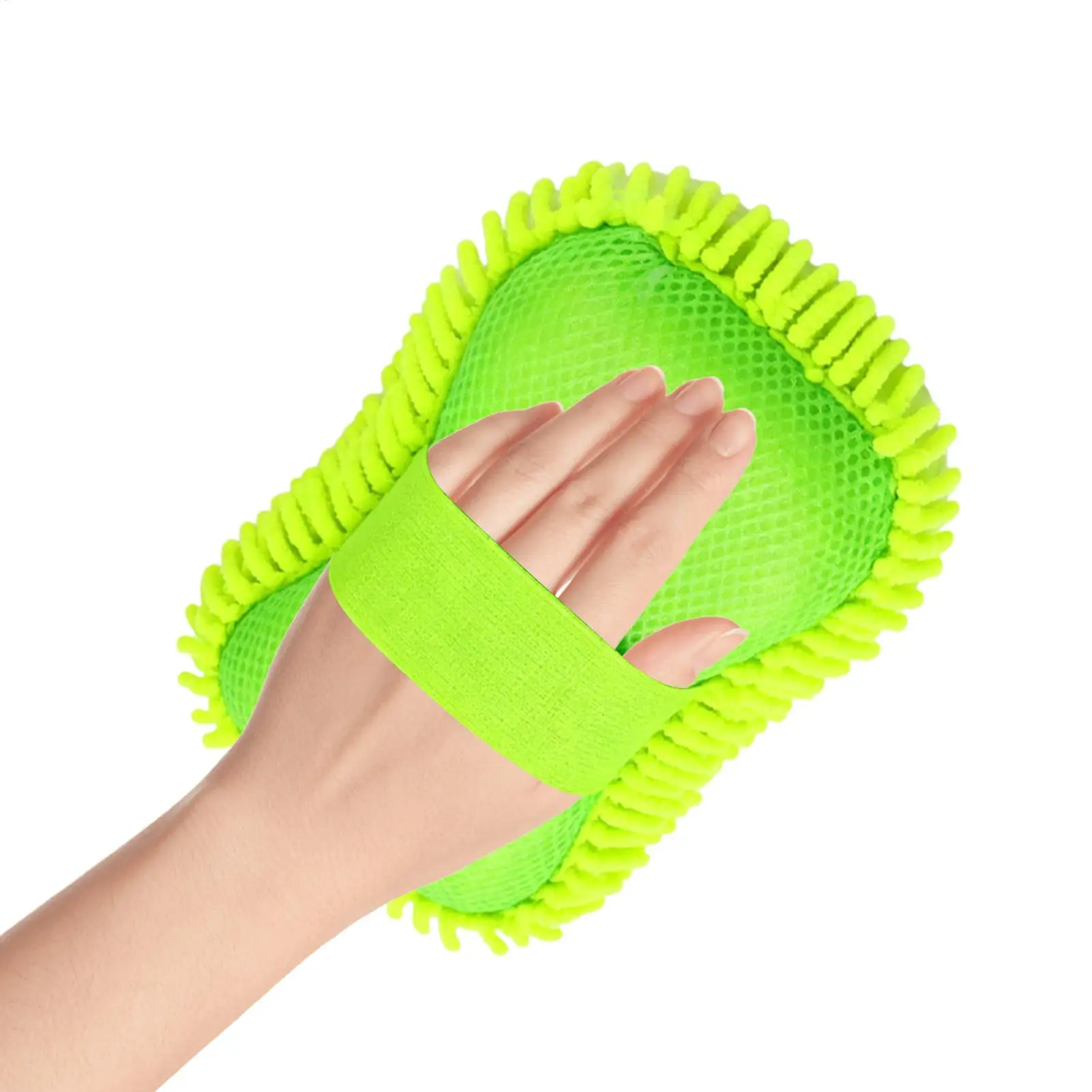 1PC Microfiber Car Wash Sponge Car Sponge Automatic Washing Towel Gloves Ultra-fine Fiber Care Washing Brush Pad Cleaning Tool