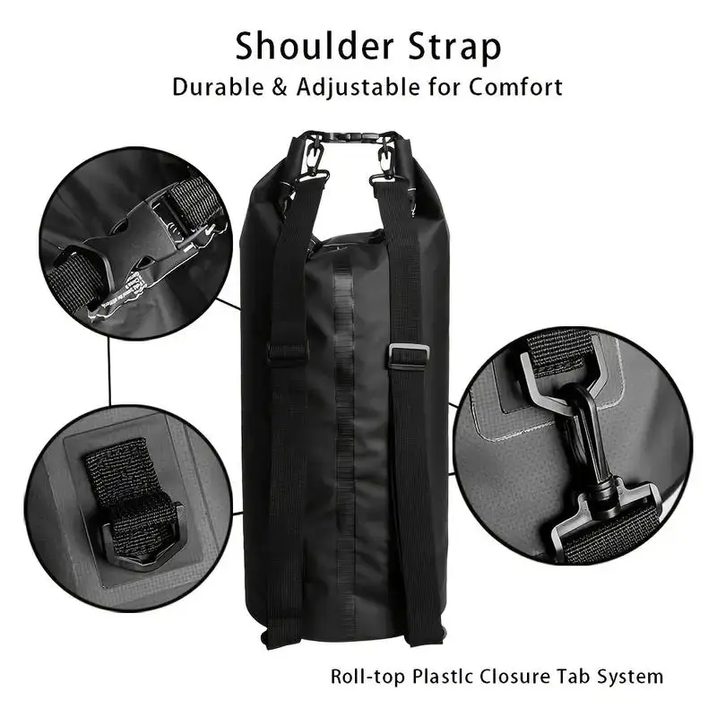 Outdoor Dry Bags Waterproof Swimming Backpack PVC Light Weight Phone Pounch Floating Boating Kayaking Camping bags