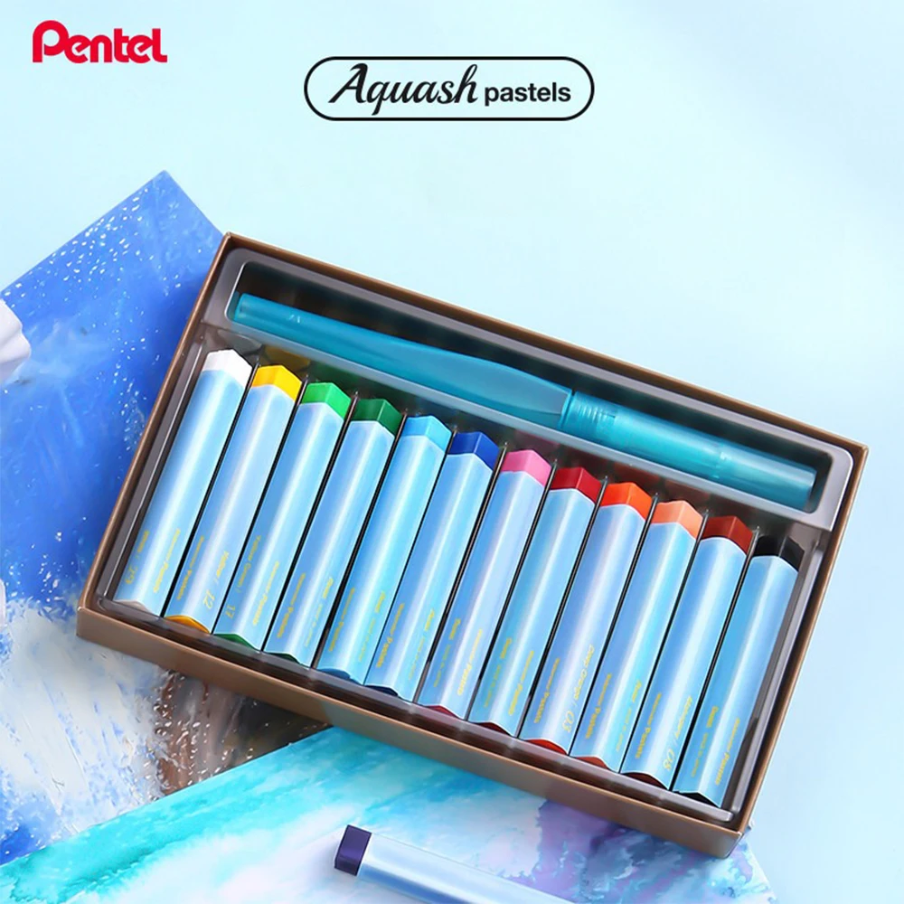 12/24 Color Pentel Water-soluble Oil Painting Stick Colored Crayon Set for Students To Use for Creative Graffiti Washable