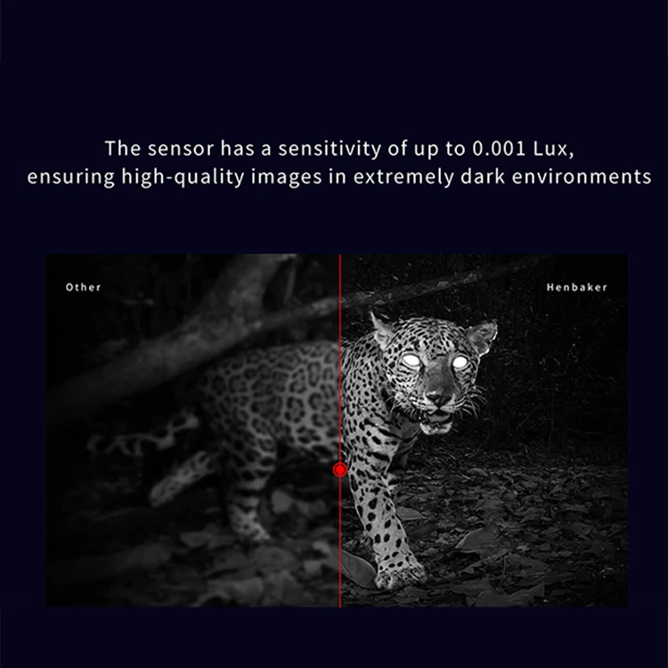 HENBAKER CY800-RL Cannocchiale per visione notturna digitale a infrarossi Ir Cannocchiale per visione notturna Fotocamera digitale