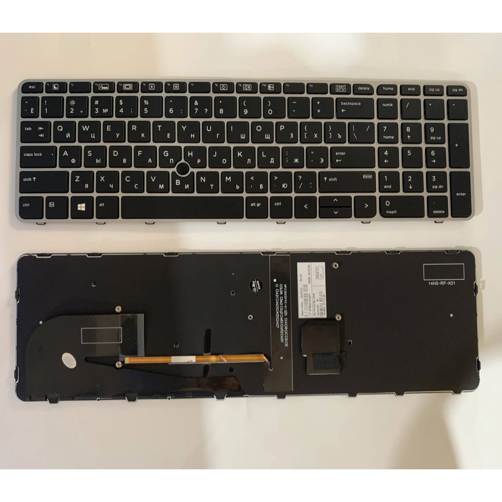

US RU Layout laptop keyboard for HP 755G3 755G4 850G3 850G4 Zbook 15U G3/G4 821157-001 821195-001
