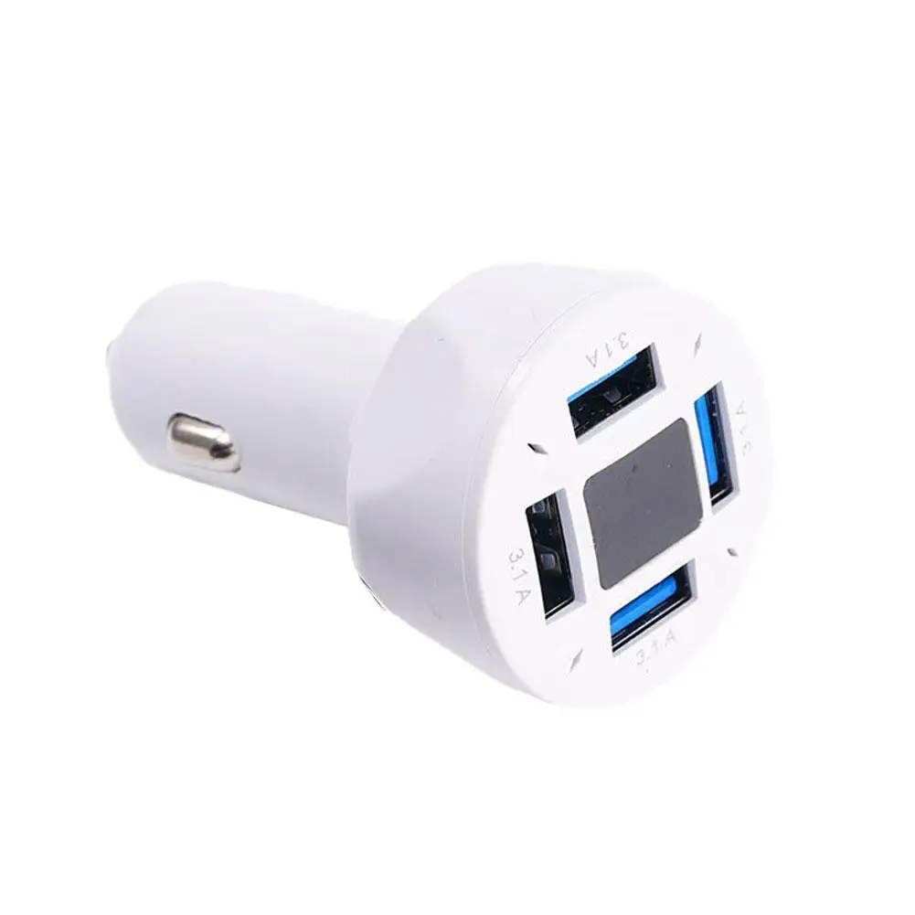 Chargeur de voiture USB 3.0 à 4 ports, 66W, charge rapide, adaptateur de téléphone portable pour iPhone