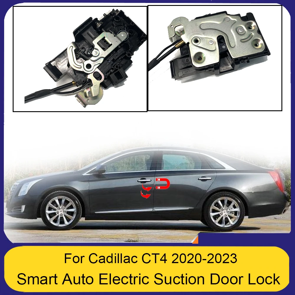 Smart Auto Electric Suction Door Lock for Cadillac CT4 2020-2023  Automatic Soft Close Door Super Silence Car Vehicle Door