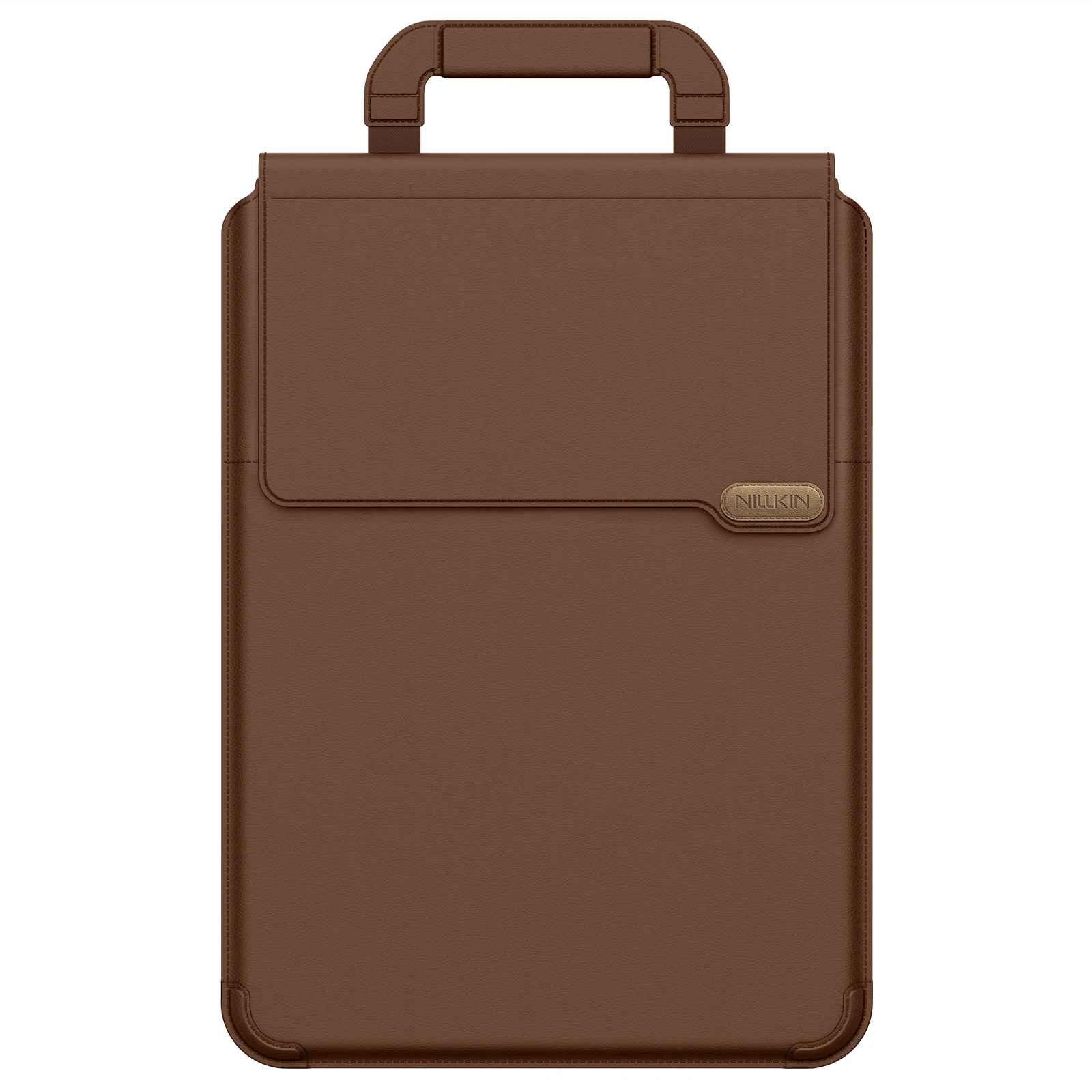 NILLKIN Draagbare Lederen Laptop Sleeve Case Tas voor Macbook Air 13 14 15 16 inch M4 M3 M2 Mac Book Pro Verstelbare Stand Cover