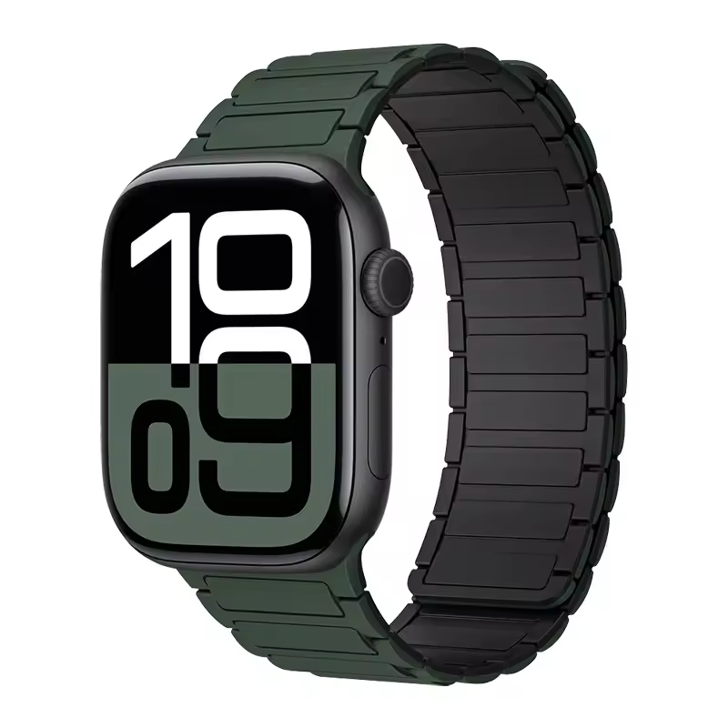 Magnetic Silicone Band for Apple Watch Ultra 3 2 49mm 46mm 42mm 45mm 44mm 40 41mm Strap IWatch Series 11 10 9 8 7 6 SE Bracelet - Image 28