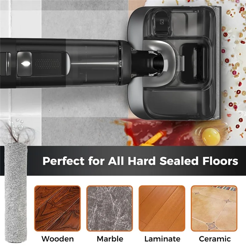 【Coupon!】Roller Brush For TINECO ONE S7 Stretch Ultra/Artist70/LOOR ONE STRETCH S6/Floor One S9 Artist Smart Floor Scrubber Acce