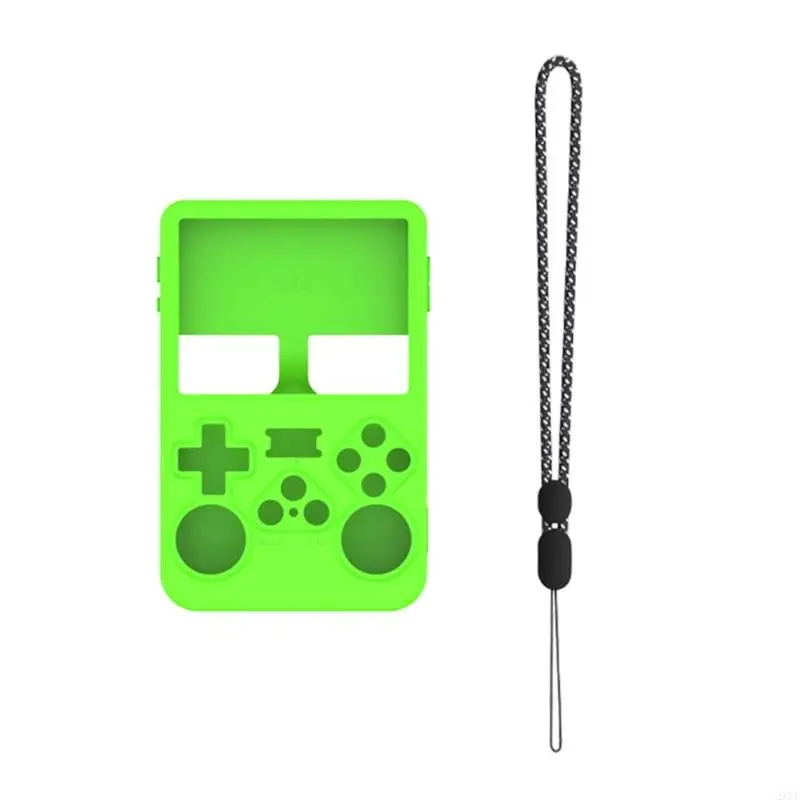 2xPF Protector Cover kratzfeste Silikonschale für R36s Game Console Hauthülle Gamepad Staubsicheres Gehäuse Gaming -Zubehör