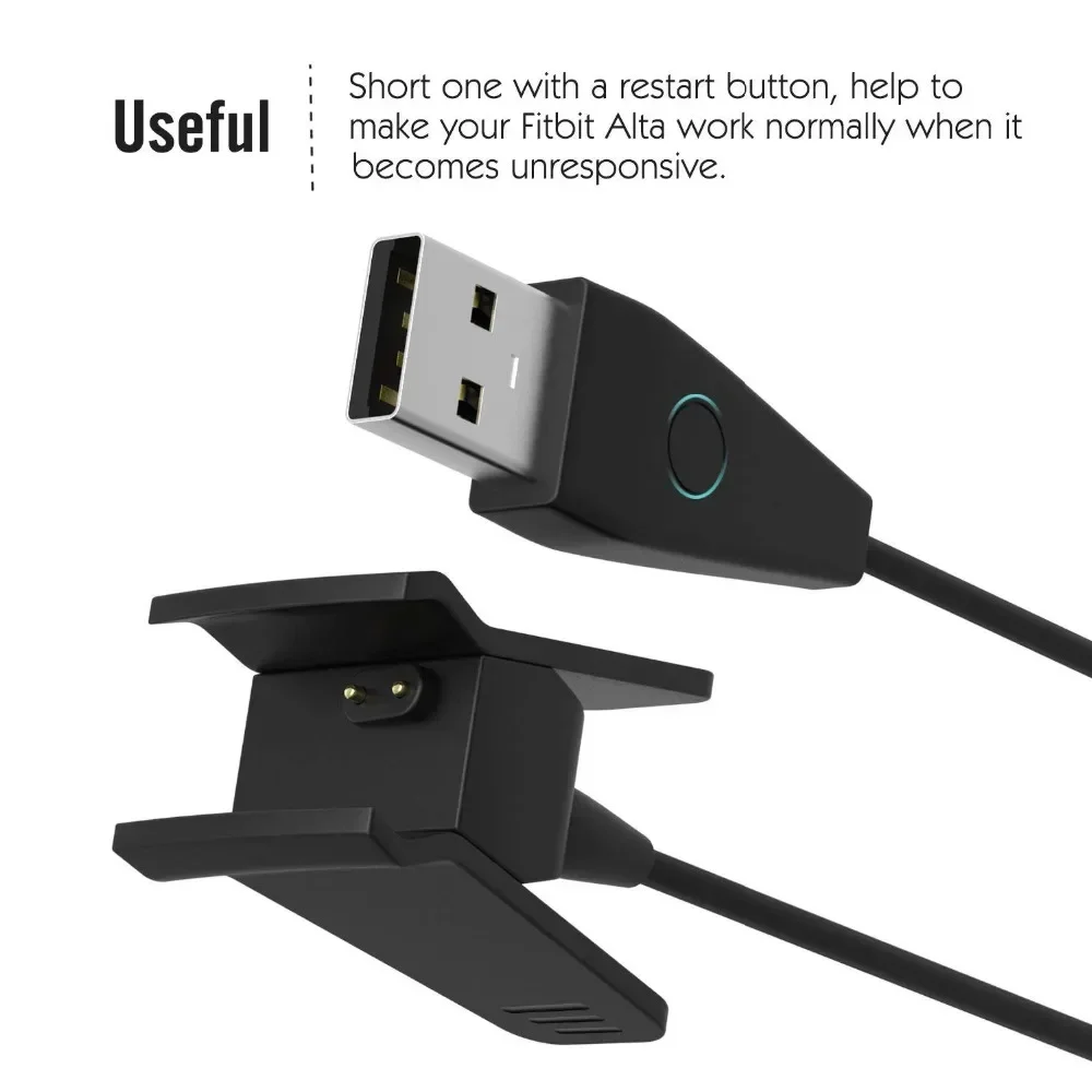 Câble de charge USB pour Fitbit Alta, remplacement Cradle S6, adaptateur de câble, montres intelligentes