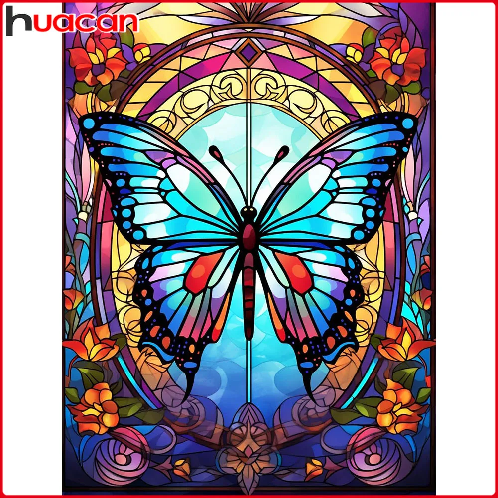 

Huacan 5D DIY Diamond Painting Butterfly Flower Diamond Mosaic Animal New 2026 Picture Of Rhinestones