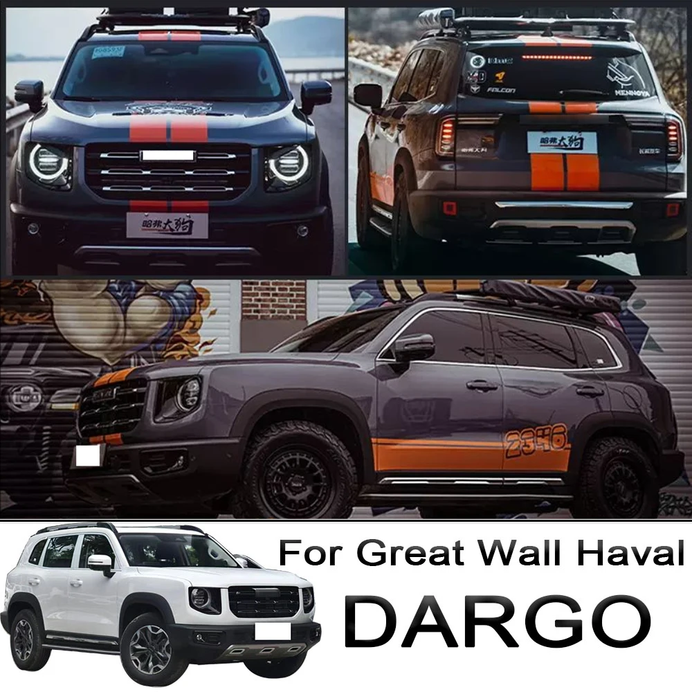 

Car body stickers For Great Wall GWM Haval DARGO Modified car body decoration Engine hood sticker exterior