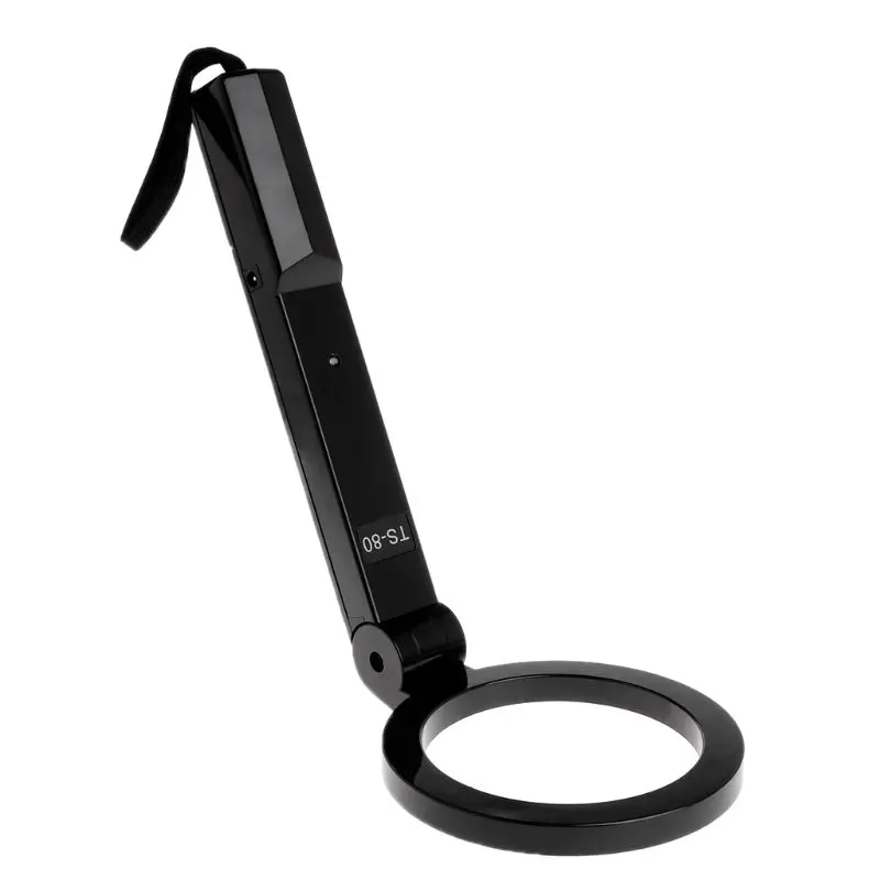 Folding Metal Detector Portable High Sensitivity Treasure Finder Gold Searching Tool Sound & Light Alarm Birthday Gift
