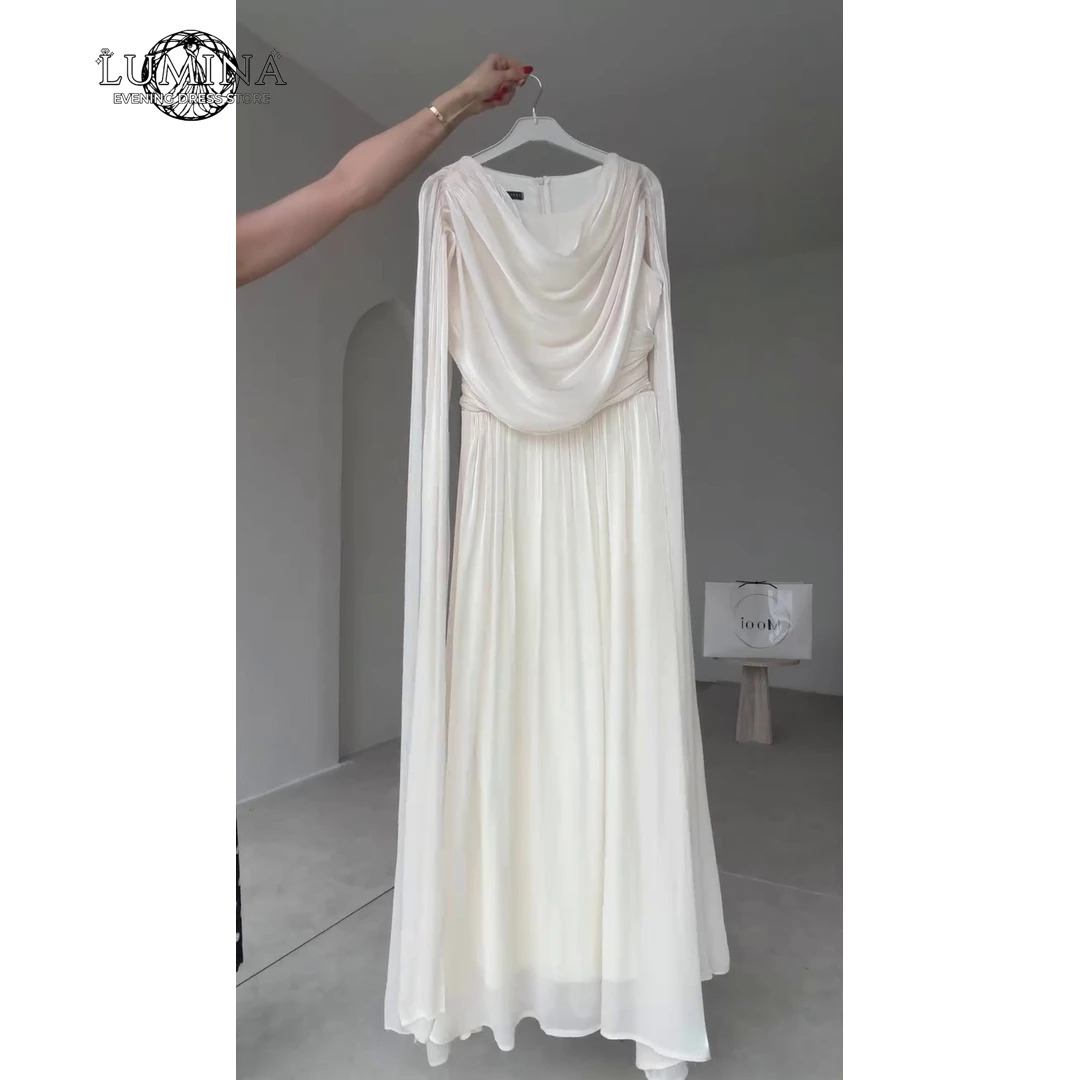 

Lumina Evening Dresses 2026 Luxury Designer Dresses for Special Occasions Custom Made Tulle A Word Ribbon Korean Popular Dress